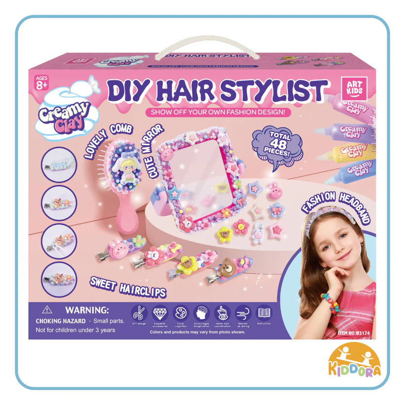 Kiddora ArtKids Creamy Clay DIY Hairstylist