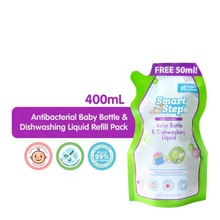 Load image into Gallery viewer, Smart Steps Baby Bottle and Dishwashing Liquid (350mL + 50mL FREE)
