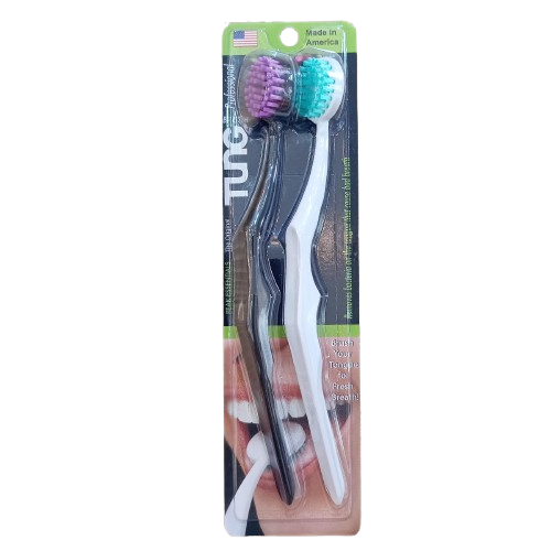 Tung Brush – 2 Pack -Tongue Cleaner (Colors Vary)