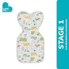 Load image into Gallery viewer, Love to Dream Swaddle up Desco Lite Zoo time White
