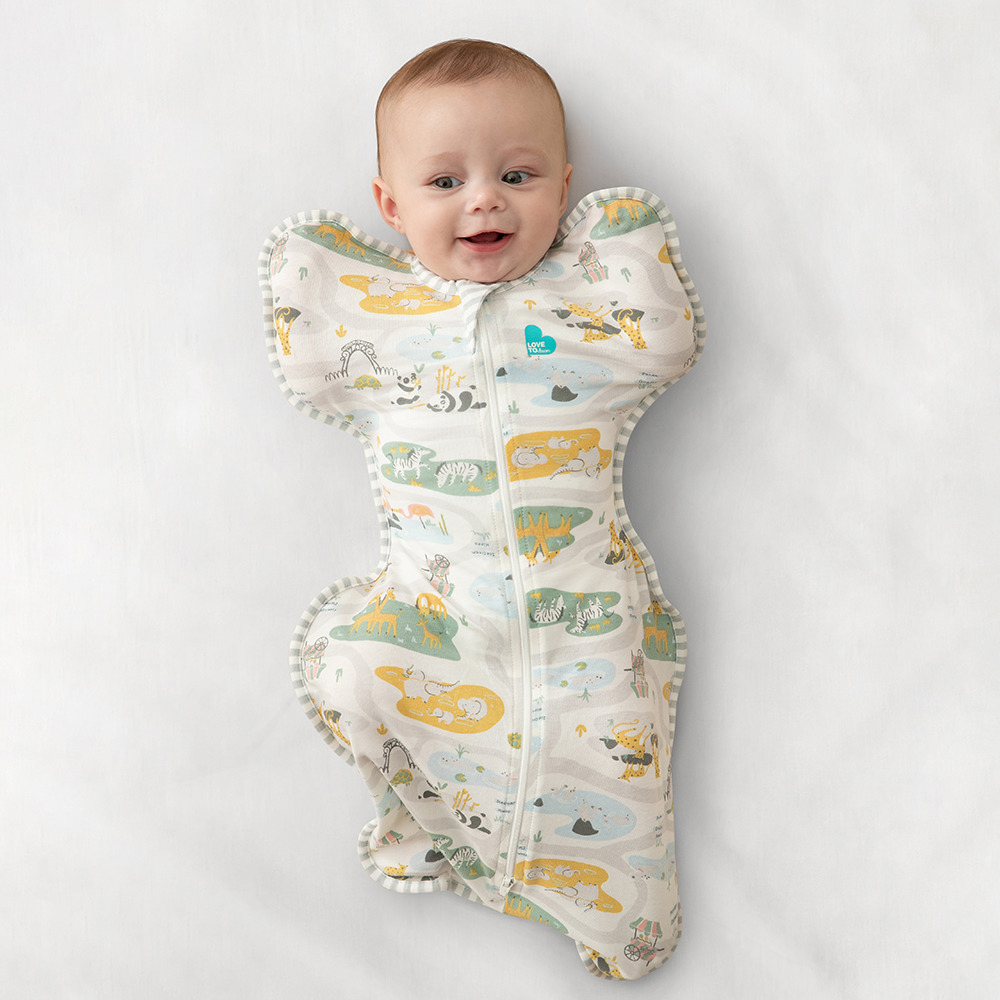 Love to Dream Swaddle up Desco Lite Zoo time White