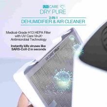 Load image into Gallery viewer, UV Care Dry Pure 2-In-1 Dehumidifier &amp; Air Cleaner (12L)
