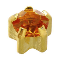 Load image into Gallery viewer, Caflon Clawset - Gold Plated &amp; White Stainless
