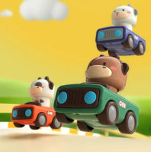 Load image into Gallery viewer, The Kiddie Concept Press and Go Animal Toy Car
