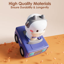 Load image into Gallery viewer, The Kiddie Concept Press and Go Animal Toy Car
