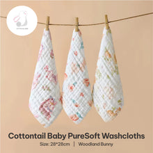 Load image into Gallery viewer, Cottontail Baby PureSoft Washcloths (Pack of 3)

