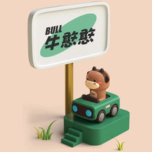 Load image into Gallery viewer, The Kiddie Concept Press and Go Animal Toy Car

