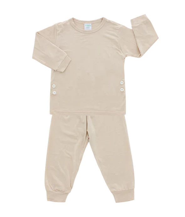 Bamberry Pajama L/S PJ Set  Sand