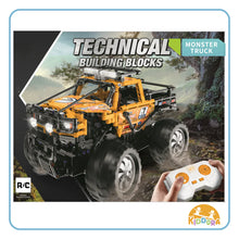 Load image into Gallery viewer, Kiddora Monster Truck Bricks with RC
