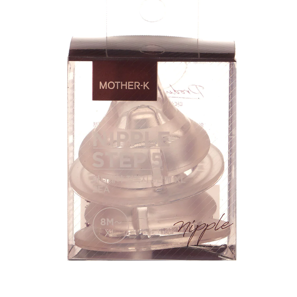 Mother-K Silicone Nipple Step 5 (XL - 8+ months)