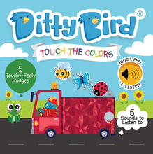 Load image into Gallery viewer, Ditty Bird Musical Book - Touch The Colors
