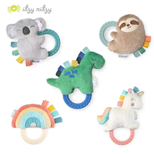 Load image into Gallery viewer, Itzy Ritzy Rattle Pal Plush Rattle with Teether
