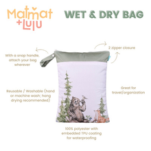 Load image into Gallery viewer, Matmat Lulu Wet and Dry storage Bag  Washable
