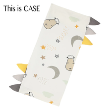 Load image into Gallery viewer, Bed-Time Buddy Case Goodnight Baa Baa White with Color tag
