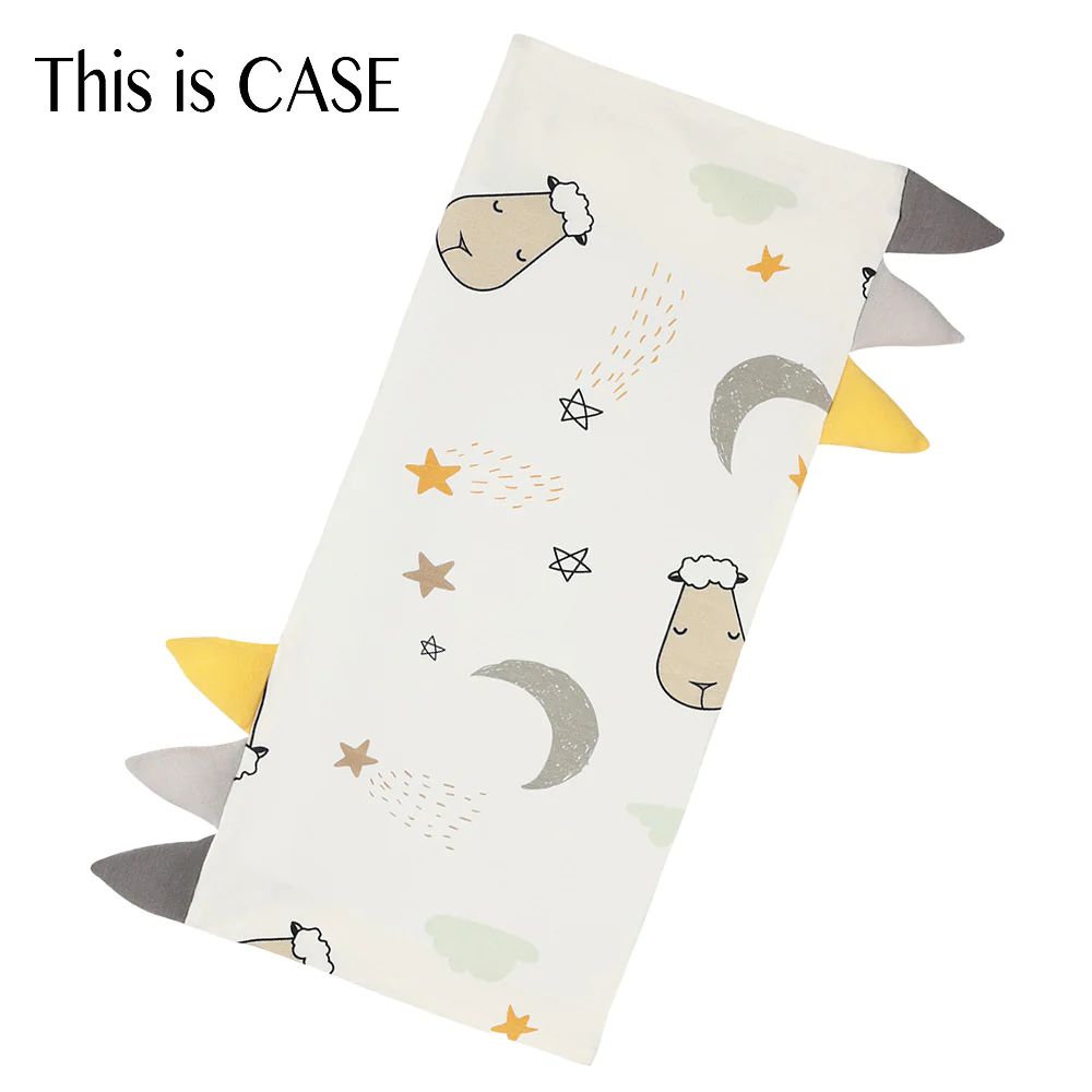 Bed-Time Buddy Case Goodnight Baa Baa White with Color tag