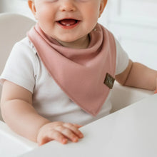 Load image into Gallery viewer, Nathan &amp; Emma Bandana Cotton/Fleece Baby Bib
