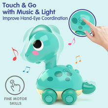 Load image into Gallery viewer, The Kiddie Concept Dinosaur Crawling Musical and Interactive Baby Toy
