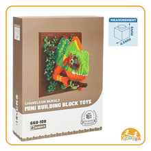 Load image into Gallery viewer, Kiddora Chameleon 3D Mural Bricks
