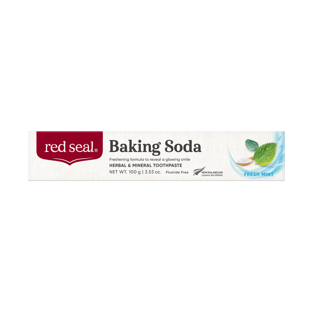 Red Seal Baking Soda Fresh Mint Toothpaste 100g (with Flouride)