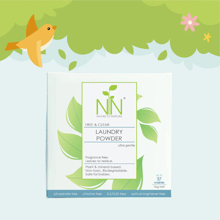 Nature To Nurture Laundry Powder Ultra Gentle 1kg