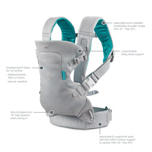 Load image into Gallery viewer, Infantino Flip 4-In-1 Light &amp; Airy Convertible Carrier
