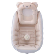 Load image into Gallery viewer, Richell Inflatable Soft Baby Bath Step Up
