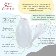 Load image into Gallery viewer, Penguin Nasal Suction Bulb
