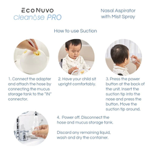 Load image into Gallery viewer, Econuvo Cleanose Pro Electric Nasal Aspirator
