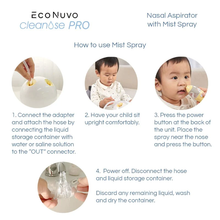 Load image into Gallery viewer, Econuvo Cleanose Pro Electric Nasal Aspirator
