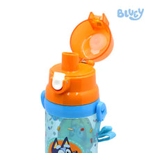 Load image into Gallery viewer, Totsafe Bluey Plastic Water Bottle with Strap 500ml
