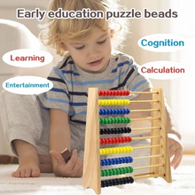 Load image into Gallery viewer, 10-Row Calculating beads Abacus Frame
