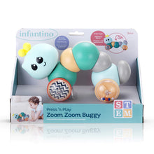 Load image into Gallery viewer, Infantino Press N' Play Zoom Zoom Buggy
