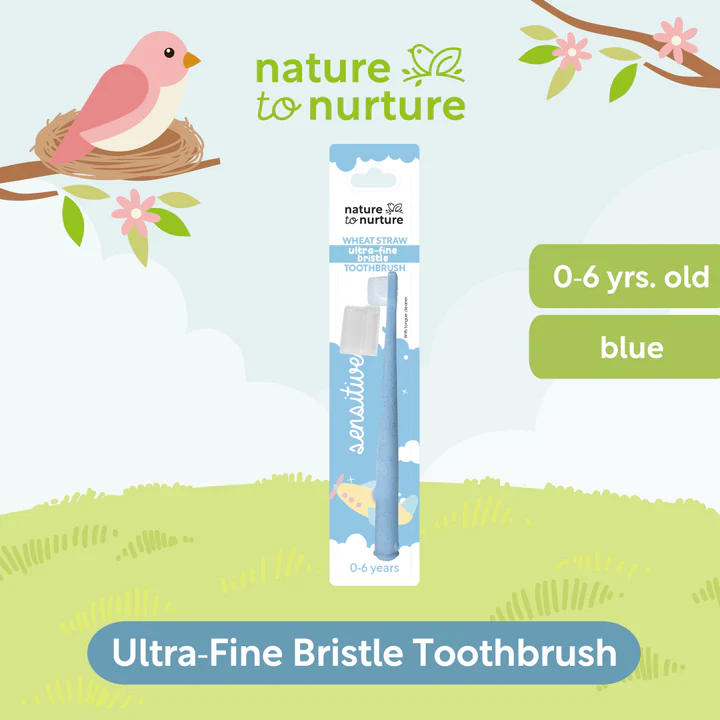 Nature To Nurture Wheat Straw Ultra-Fine Bristle Toothbrush 0-6 Yrs Old