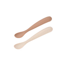 Load image into Gallery viewer, Beaba 1st Age Silicone Spoons with case
