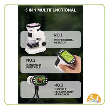 Load image into Gallery viewer, Kiddora Kids Microscope (3-way)
