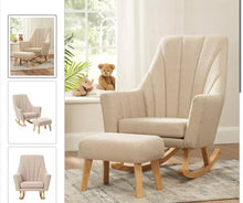 Load image into Gallery viewer, Tutti Bambini Jonah Rocking Chair &amp; Foot Stool Set

