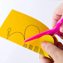 Load image into Gallery viewer, Joan Miro Kid&#39;s Fun Paper Cut Kit by Joan Miro (Colorful Papers Scissors Glue Stick Set DIY Kids Toy)
