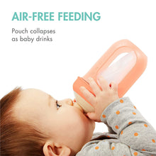 Load image into Gallery viewer, Boon Set of 3 Nursh Silicone Baby Feeding Bottle (with Pouches) 4oz
