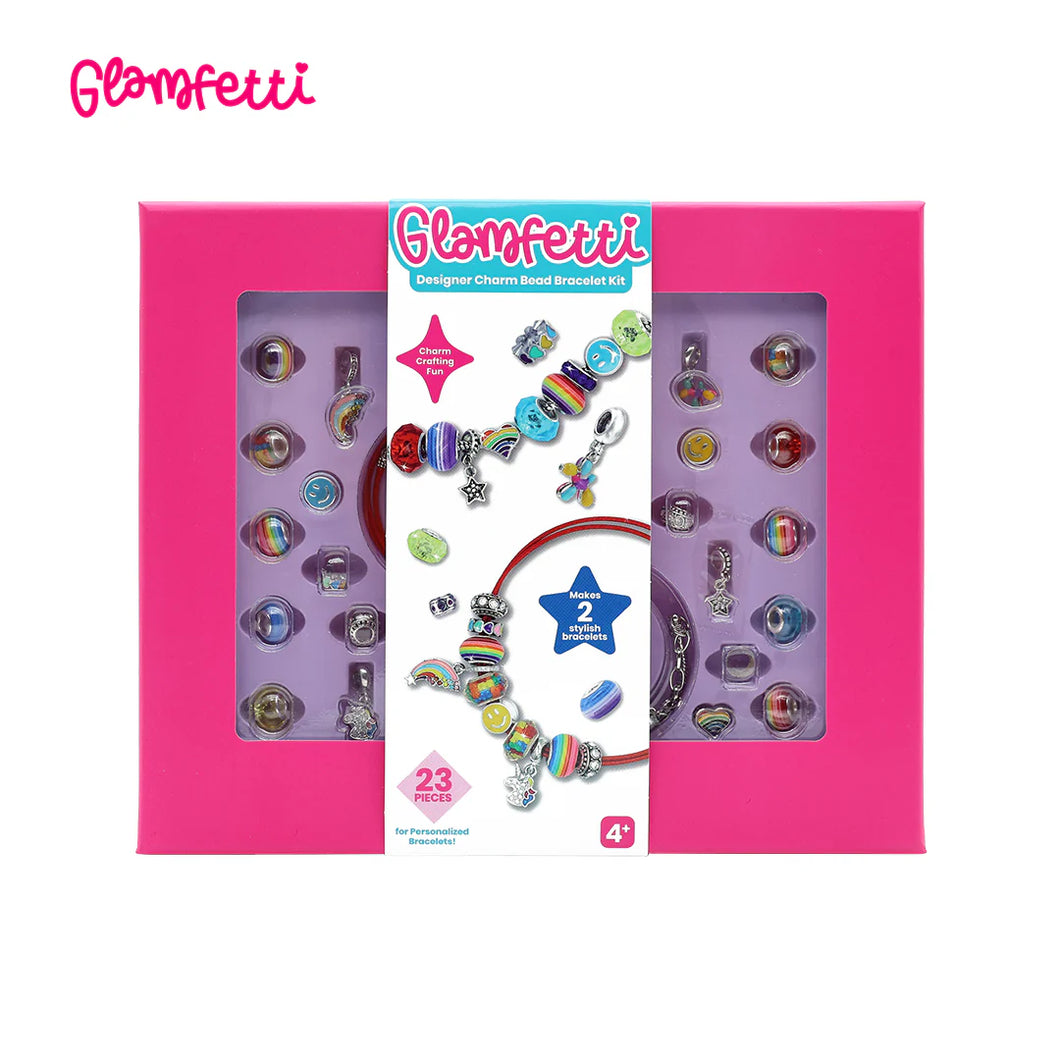 Glamfetti Designer Charm Bead Bracelet Kit