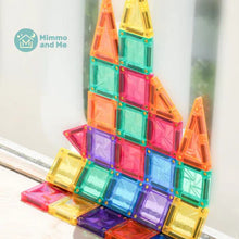 Load image into Gallery viewer, Mimmo and Me Mini Magnetic Tiles 32-Pieces
