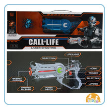 Load image into Gallery viewer, Kiddora Laser Gun with Beetle Target
