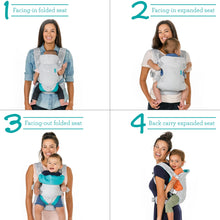 Load image into Gallery viewer, Infantino Flip 4-In-1 Light &amp; Airy Convertible Carrier
