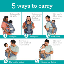 Load image into Gallery viewer, Infantino Hip Rider Plus 5-In-1 Hip Seat Carrier
