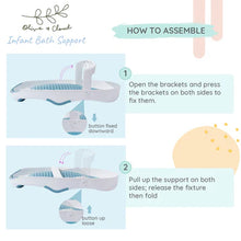 Load image into Gallery viewer, Olive &amp; Cloud Infant Bath Support
