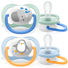 Load image into Gallery viewer, Philips Avent ultra air Animals pacifier 0-6m
