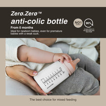 Load image into Gallery viewer, Suavinex ZERO ZERO BPA-Free Anti-Colic Silicone Baby Bottle – 270ml, For Newborns (0+ Months)
