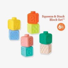 Load image into Gallery viewer, Infantino Super Soft Squeeze &amp; Stack Block Set
