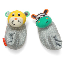 Load image into Gallery viewer, Infantino Wrist Rattles - Zebra / Tiger
