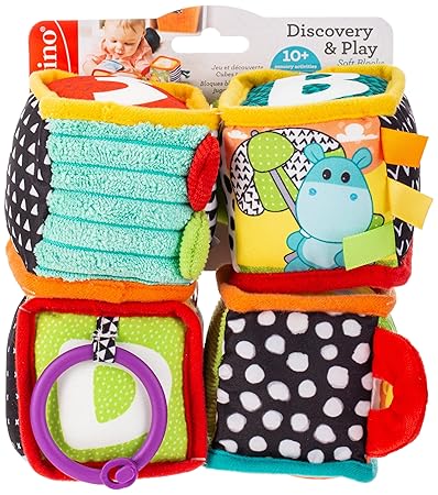 Infantino Discovery & Play Soft Blocks Development Toy