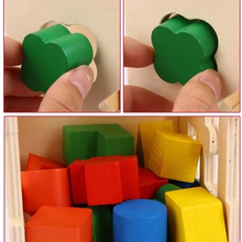 Load image into Gallery viewer, Wooden Fifteen Hole Shape Intelligence Box
